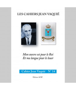 CAHIERS JEAN VAQUIÉ –  CAHIER N°14