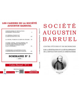 Les cahiers de la Société Augustin Barruel - Cahier Barruel N° 3