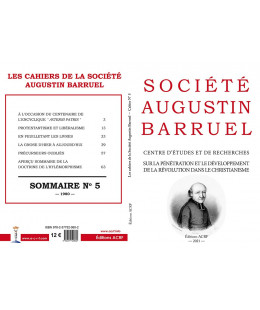 Les cahiers de la Société Augustin Barruel - Cahier Barruel N° 5