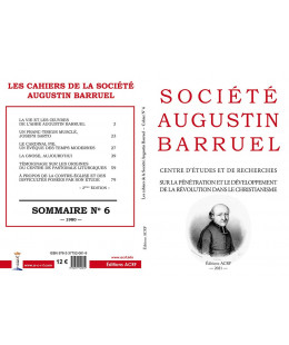 Les cahiers de la Société Augustin Barruel - Cahier Barruel N° 6