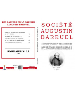 Les cahiers de la Société Augustin Barruel - Cahier Barruel N° 12