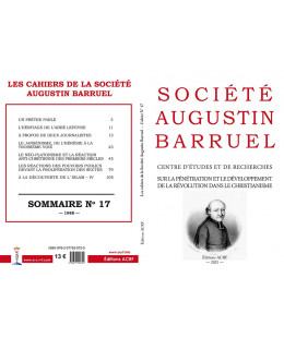 Les cahiers de la Société Augustin Barruel - Cahier Barruel N° 17