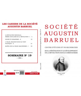 Les cahiers de la Société Augustin Barruel - Cahier Barruel N° 19