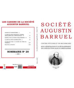Les cahiers de la Société Augustin Barruel - Cahier Barruel N° 20